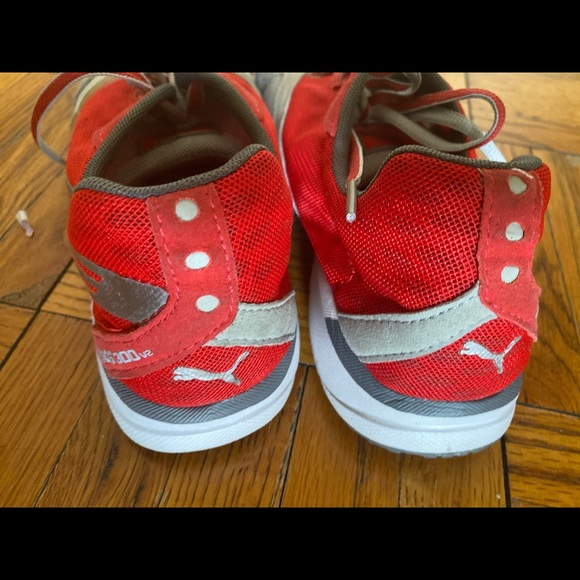 PUMA RED GREY Sneakers 10 CHIC GORG GR8UC UNIQUE - Picture 5 of 8